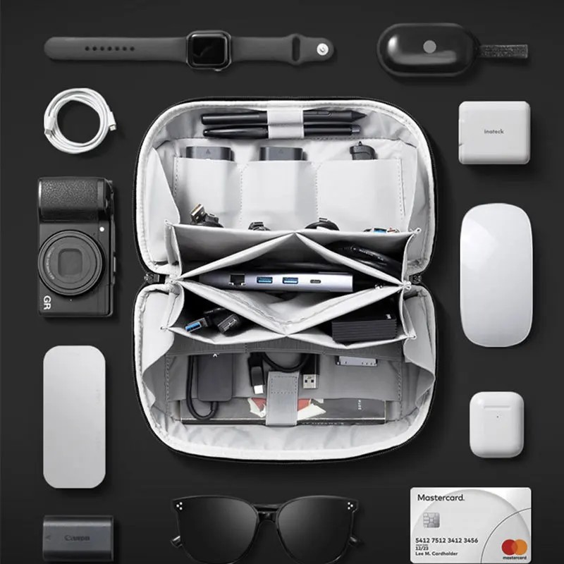 Travel Accessories Organizer Bag - 다기능 디지털 액세서리 가방, 업그레이드된 방수