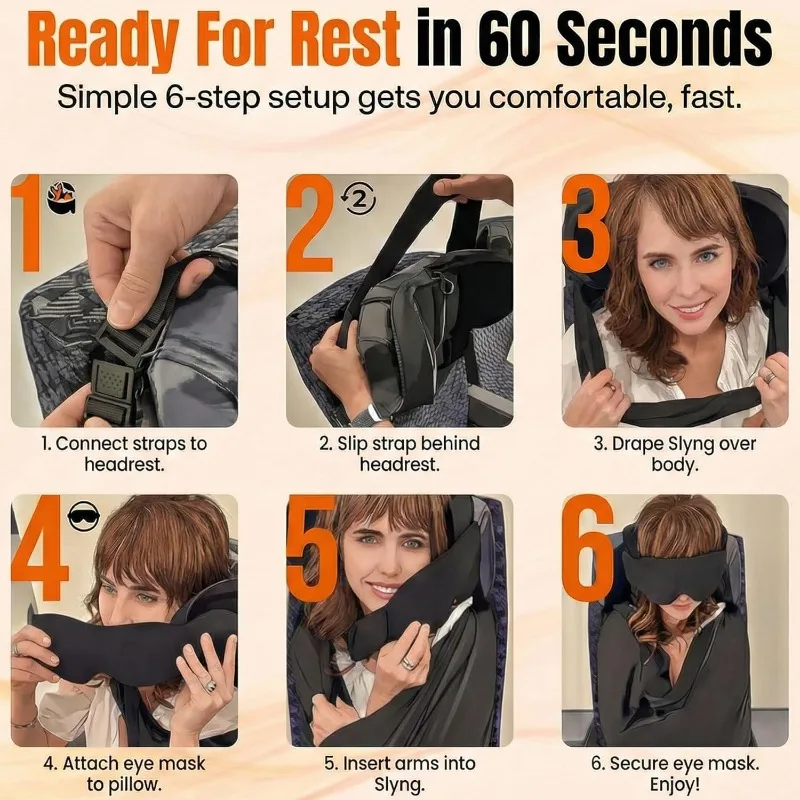 3-in-1 항공기용 수면 지원 시스템: 일체형 항공기 - Travel Accessories Long Flight 리뷰 및 가격