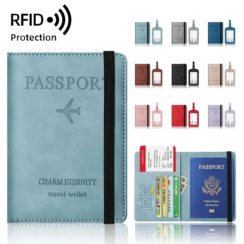 여성용 RFID 여행 여권 거치대 커버 케이스, 비즈니 - Travel Accessories Long Flight 리뷰 및 가격