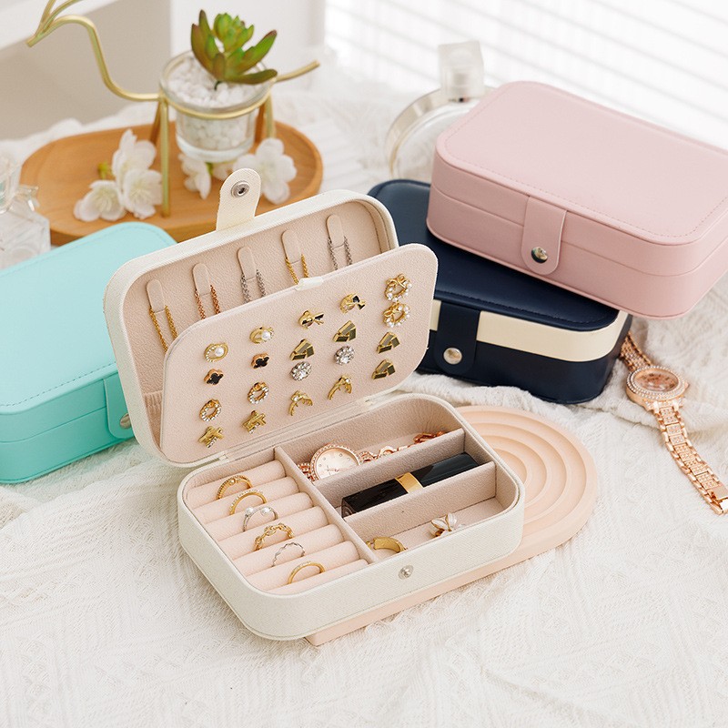 산화방지 휴대용 미니 보석함 귀걸이 목걸이 반지 팔찌  - Travel Accessories Jewelry 리뷰 및 가격