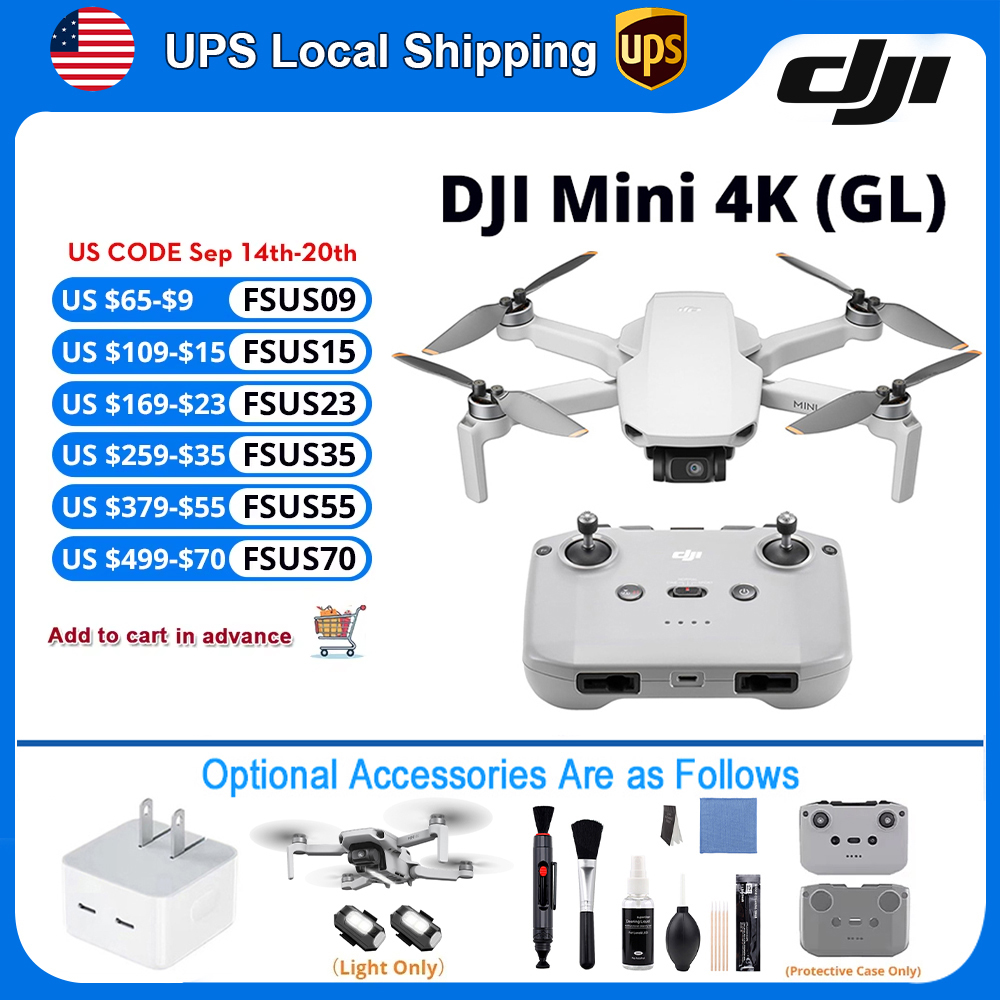 DJI Mini 4K 드론 (선택 사양 액세서리 포함) - Travel Accessories Long Flight 리뷰 및 가격