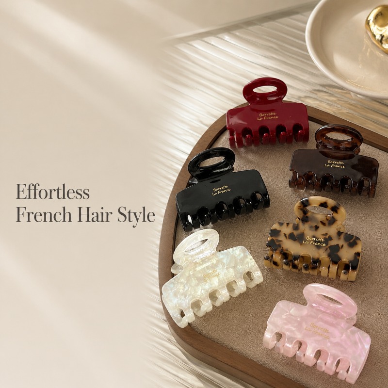 프랑스 미디엄 헤어 클로 클립 강력한 고정력 논슬립 아 - Travel Accessories Aesthetic 리뷰 및 가격