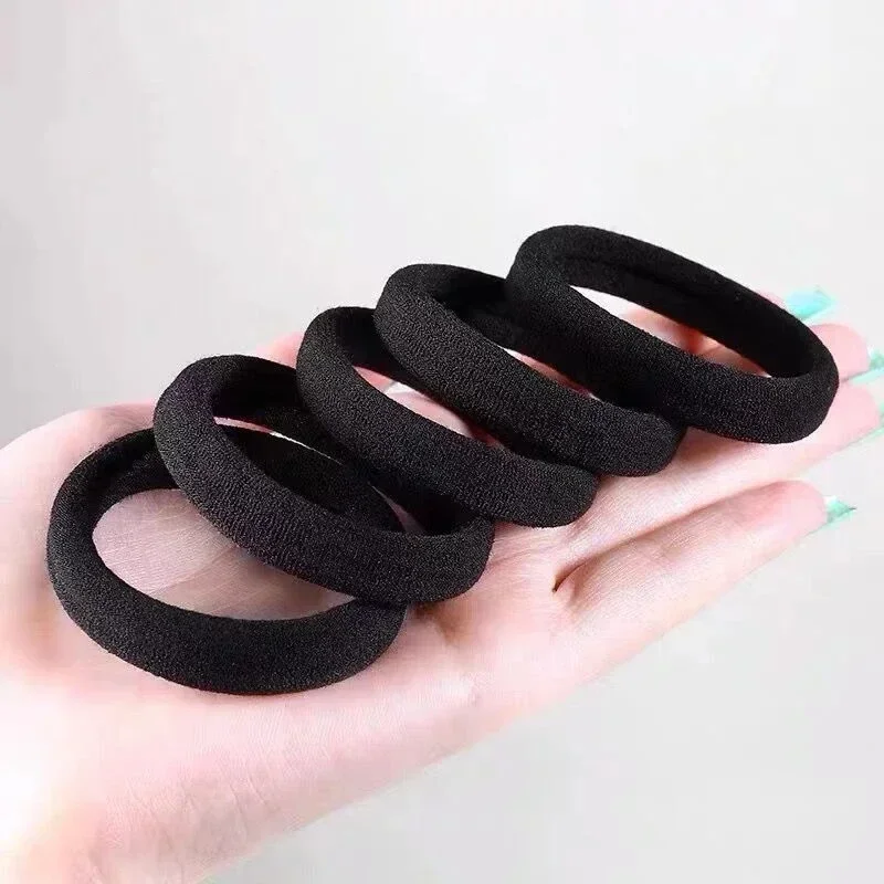 여성 및 소녀용 고탄력 헤어밴드 블랙 기본 헤어타이 심 - Travel Accessories Aesthetic 리뷰 및 가격