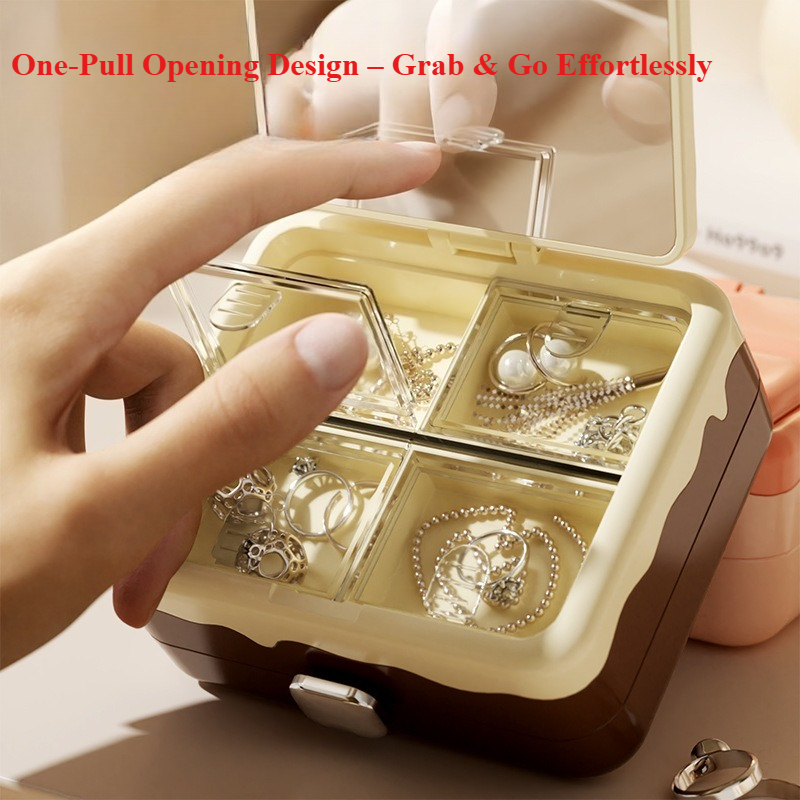 휴대용 보석 정리함 미니 귀걸이 목걸이 반지 보관함 보 - Travel Accessories Jewelry 리뷰 및 가격