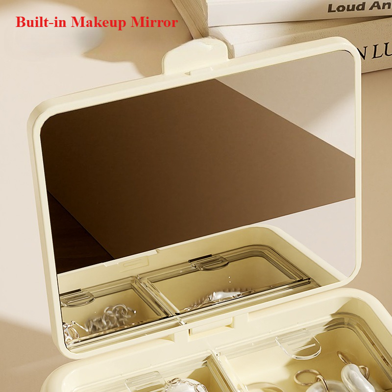 휴대용 보석 정리함 미니 귀걸이 목걸이 반지 보관함 보 - Travel Accessories Jewelry 리뷰 및 가격