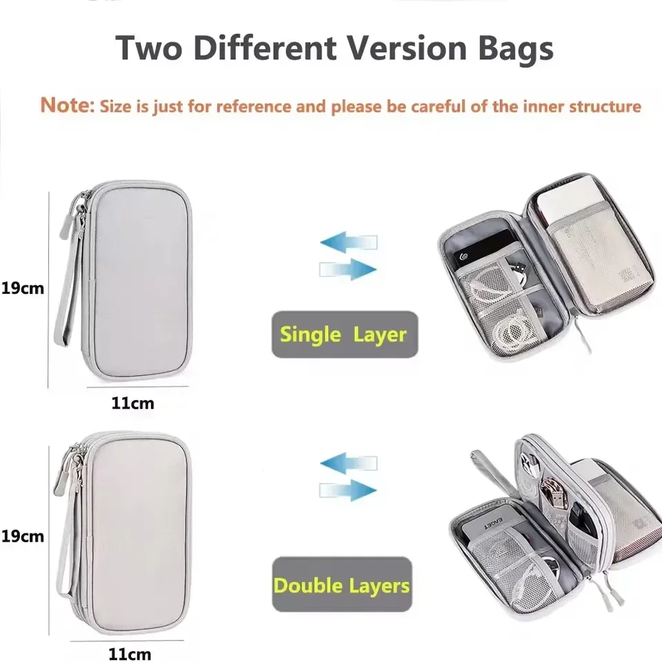 여행용 케이블 가방 휴대용 디지털 보관 파우치 충전기  - Travel Accessories Organizer Bag 리뷰 및 가격