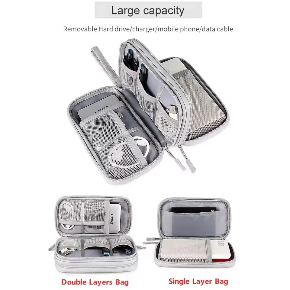 여행용 케이블 가방 휴대용 디지털 보관 파우치 충전기  - Travel Accessories Organizer Bag 리뷰 및 가격