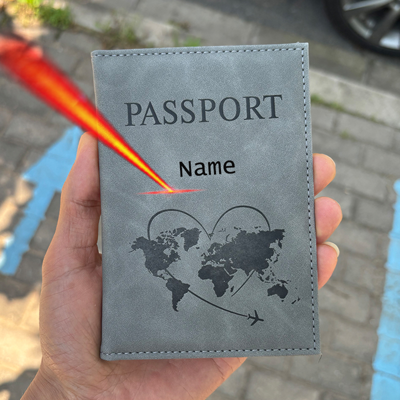 개인화 된 이름 여권 홀더 여행 지갑 새겨진 가죽 커버 - Travel Accessories Wallet 리뷰 및 가격