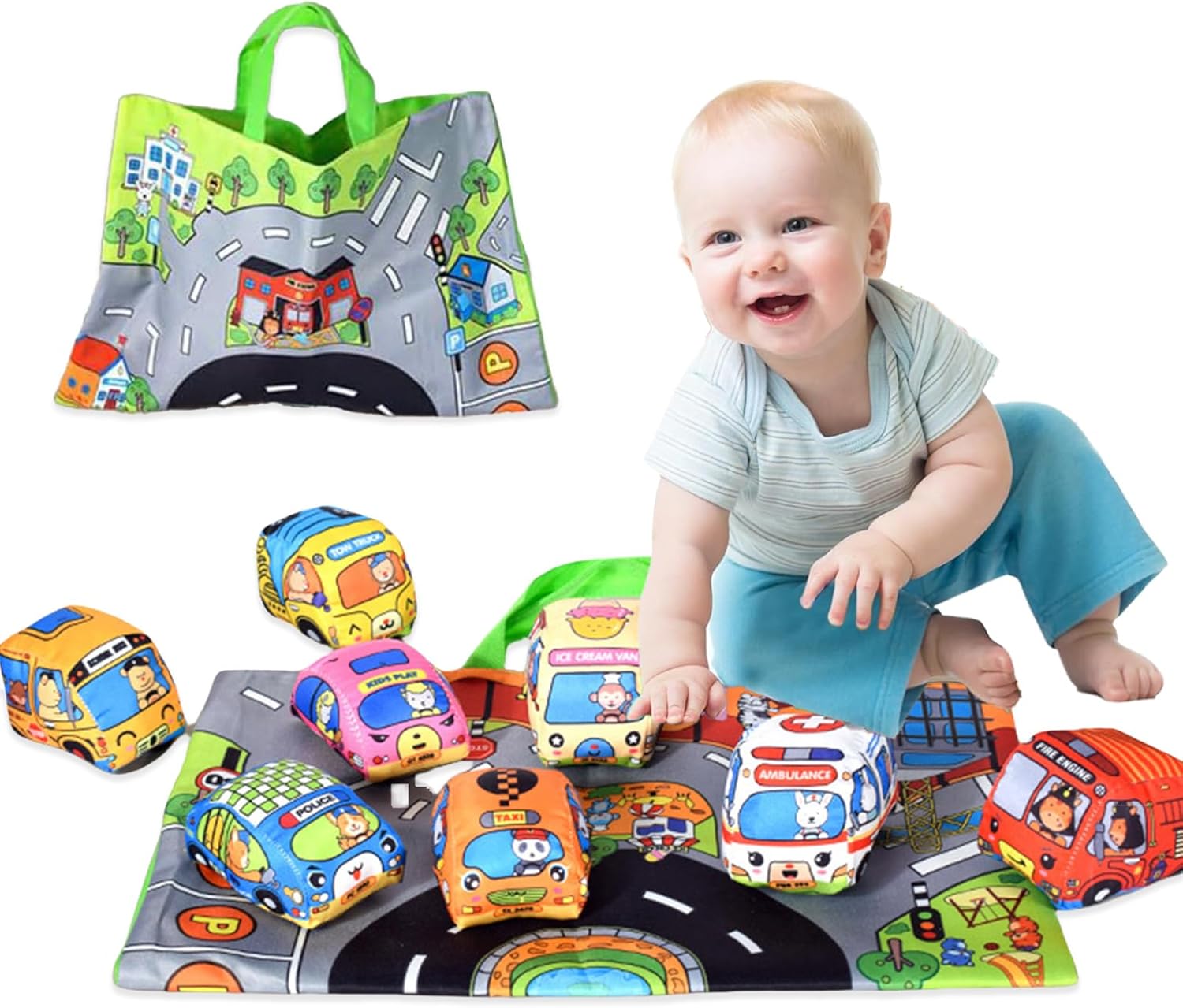 아기를 위한 부드러운 패브릭 자동차 장난감 - 보관 가 - Travel Accessories Baby 리뷰 및 가격